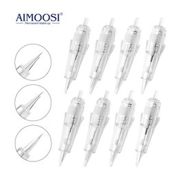 AIMOOSI 100Pcs A5 Tattoo Needles Tattoo Microblading Piercing Needles Semi Permanent Eyebrows Lips Makeup PMU Tattoo Machine Gun 240422