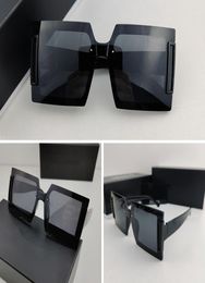 Square Designer Sunglasses for Women Men Big Flat Top Fashion Shield Large UV Protection Rimless Shades7656980