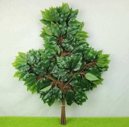 Artificial leaves artificial tree branches artificial leaves plastic fig leaves walnut leaves3924448