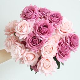 Hydrating Roses Artificial Flower DIY Roses Bride Bouquet Fake Flower for Wedding Decoration Party Home Decors Valentine039s Da7373498