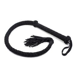 Genuine Leather Whip Flogger Ass Spanking Bondage Slave In Adult Game For Couples Fetish Sex Toys For Women And Men 108 CM6937885