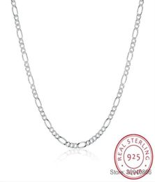 2021 SMTCAT 925 Sterling Silver 2MM Figaro Chains Necklace Fine Jewellery r Chain Necklaces 16 24 249U4956391