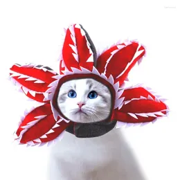 Dog Apparel Cat Hats Piranha Shape Head Hood Party Costume Accessory Funny Outfit Cute Clothes For Kitten