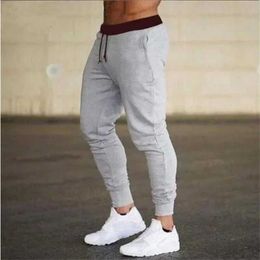 Men's Pants Mens fitness jogging pants ultra-thin sports pants cotton track pants suitable for joggers S-3XL sports pantsL2405