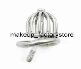 Massage Male Cage Spiked Cock Stainless Steel With Urethral Stretcher Dilator Super Small Belt Penis Lock Ring5313622