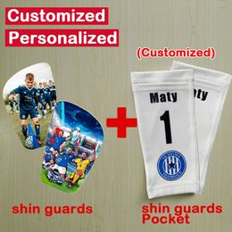 Football Shinguard Socks With Pocket Customised Shin Guards Personalised Custom Made Leg Guards Fast Delivery Drop 240422