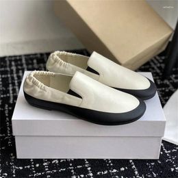 Casual Shoes The Lefu Are Made Of White Nappa Lamb Leather Which Is Soft And Elastic In Texture. Heel Side Stitchi