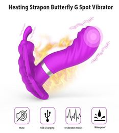 10 Speeds Butterfly Vibrators for Women Rotation Dildo Sex Toys For WomanG Spot Clitoris Stimulation Sex Product for Adult LJ20121374513