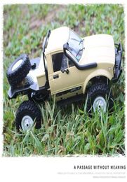 WPL 2.4G 4 s RC SUV Car Model Toys, 1:16 Monster Trucks, Off-road Vehicle, with a Spare Wheel, LED Lights, Xmas Kid Birthday Gift 2-25861849