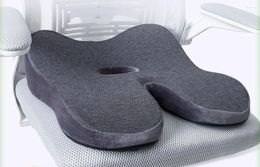 Pillow Non-slip Plush Memory Cotton Breathable Seat Buttock Office Hip Chair Gift