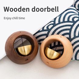 Decorative Figurines Japanese Wooden Wind Chimes Wireless Doorbell Bird Bell Entrance Room Walll Decor