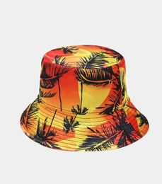 2021 new style print Bucket Hat Fisherman Hat outdoor travel hat Sun Cap Hats for Men and Women 10481196858007287