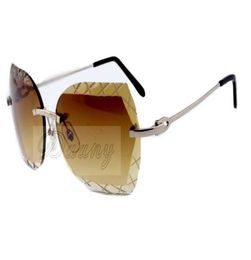 19 new Colour engraving lens high quality carved sunglasses 8300593 casual ultralight metal mirror legs sunglasses size 601815479755