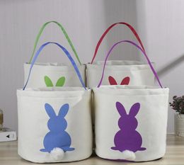 Easter Bunny Baskets DIY Rabbit Bags Bunny Storage Bag Canvas Rabbit Ears Basket Easter Rabbit Ears Put Easter Eggs Gift Bag8314884