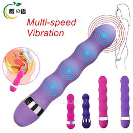 Hot Sale Dildo Vibrator AV Stick G Spot Massage Anal Beads Butt Plug Adult Games Erotic sexy Toys for Women Lesbian Masturbator