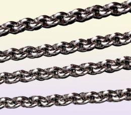 ship fashion silver 5meter in bulk high quality stainless steel 25mm3mm4mm6mm8mm round rolo chain jewelry findings markd5296467