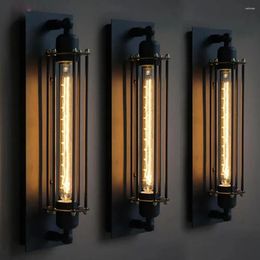 Wall Lamp Retro Vintage Edison LED E27 Long Strip Modern Corridor Industrial Filament Home Decoration Indoor Light