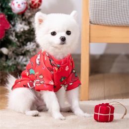 Dog Apparel Cute Christmas Clothes Festive High Quality Wear Resistance Soft Cartoon Pet Clothing Comfortable Unique Warm Lovely