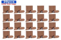 External Hard Drives USB Flash Drives 20pcs lot Wooden box Drive maple wood pendrive 64GB 8GB 16GB 32GB Pen drive memory Stick For8073008