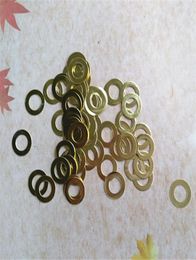 500PCS Gold Metal Ring DIY Quartz Wall Clock Parts Gasket Repair Kits Replace6304349