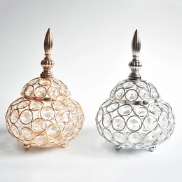 Candle Holders Crystal Candlestick Lantern Ball Incense Burner Jewelry Box Wedding Centerpieces Home Decor Candelabra