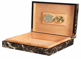 Portable Cedar Wood Case Wooden Storage Box with Humidor Humidifier Moisturising Device Accessories12858186