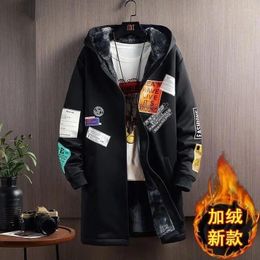 Men's Trench Coats 2024 Style Winter Jacket Men Fashion Trend Thicken Casual Loose Hooded Warm Coat Male Size M-5XL