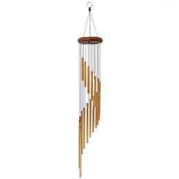 Decorative Figurines 18 Metal Tubes Wind Chimes Home Hanging Decoration