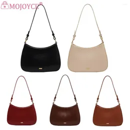 Shoulder Bags PU Leather Stylish Armpit Bag Large Capacity Women Daily Solid Colour Vintage Simple