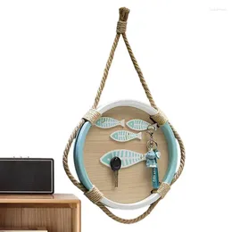 Kitchen Storage Beach Key Holder Wall Mount Keys Hanger Organiser Stylish Mounted Rack Sturdy Themed Decor Exquisite