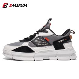 Boots Baasploa Fashion Walking Shoes For Men 2023 Men's Designer Leather Lightweight Sneakers Lace Up Male Outdoor Sports Shoe Tennis