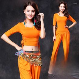 Stage Wear Belly Dance Exercise Clothing Performance Clothes Women's Yoga Pants Oriental Dancing Dress