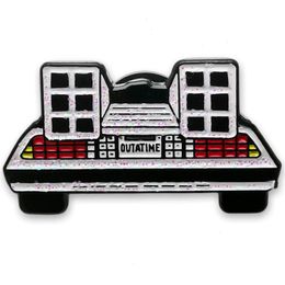 back to future pin Cute Anime Movies Games Hard Enamel Pins Collect Cartoon Brooch Backpack Hat Bag Collar Lapel Badges