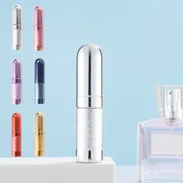 Storage Bottles Aluminium Perfume Spray Bottle Quality Mini Refill Atomizer Press Type Empty Refillable Travel