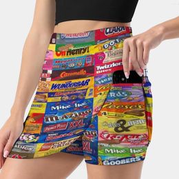 Skirts Candy Wrappers Korean Fashion Skirt Summer For Women Light Proof Trouser Chocolate Gum Sugar