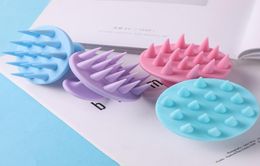 Silicone shampoo scalp hair massager comb bath massage shower brush care tool8875243