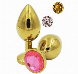 Small Size Metal Anal Toys Butt Plug Stainless Steel Anal Plug Sex Toys Sex Products For Adults3207344