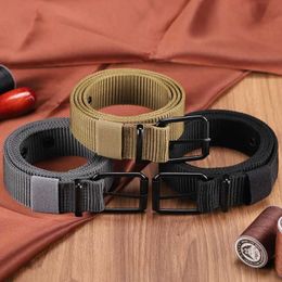 Belts Belt for Men Women Porous Durable Pin Buckle Belt Mens Canvas Strong Mens Belt Extended Student All-match Jeans