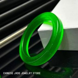 Bangle Certified Natural Burmese Perfect High Jade Jadeite Bracelets 61MM