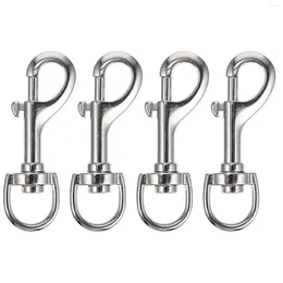 Dog Collars 4 Pcs Pet Buckle Leash Clip Snap Hooks Chain Clasps Heavy Prime Clips Alloy Crafts Project
