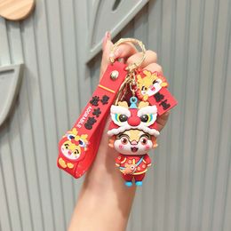 New Year the Year of the Loong Benmingnian Doll Key Chain Key Chain Mascot Pendant Creative Doll Doll