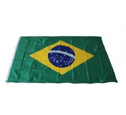 Brazil Flags Country National Flags 3039X5039ft 100D Polyester s High Quality With Two Brass Grommets307u6774756