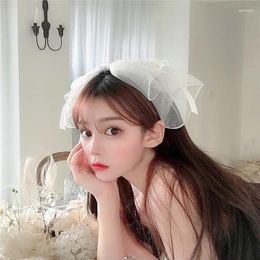 Hair Clips Sweet Beauty Bow-knot Net Yarn Multi-layer Accessories Ins The Same Fashion Bow Headband