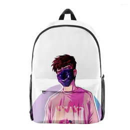 Backpack Harajuku Georgenotfound Milk Pupil Bookbag Notebook Backpacks 3D Print Oxford Waterproof Boys/Girls Travel