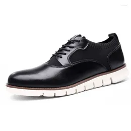 Casual Shoes Men's Leather Spring And Autumn Youth Vitality Urban Leisure Large Size