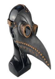 Punk Leather Plague Doctor Mask Birds Cosplay Carnaval Costume Props Mascarillas Party Mask Masquerade Masks Halloween261B2693735