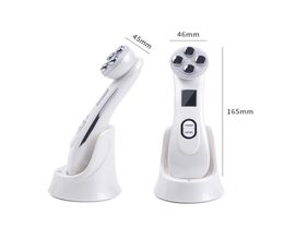 Home use Face Skin EMS Mesotherapy Electroporation RF Radio Frequency Facial LED Pon Skin Care Device Face Lift Tighten Beauty 4629424