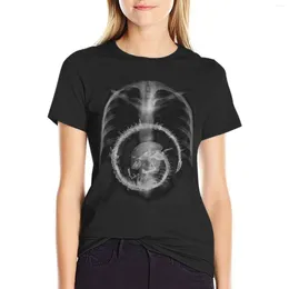 Women's Polos Alien Radiography X-ray T-Shirt T Shirts For Women Graphic Tops