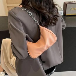 Shoulder Bags Women Fashion Bag Large Capacity Leisure Tote Handbag Solid Colour Casual Purse Ladies Commute