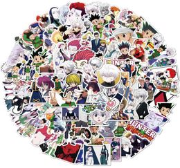 100pcsset HUNTER x HUNTER new anime Small waterproof stickers for DIY Sticker on Suitcase Luggage Laptop Bicycle Skateboard Car4602813